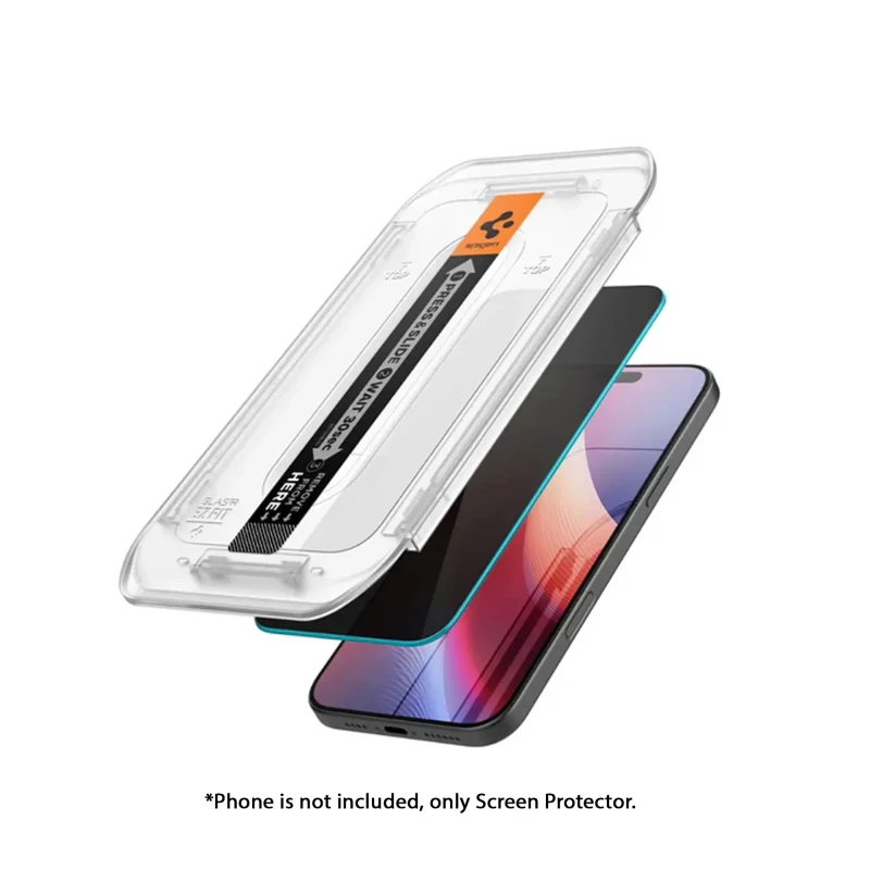 Spigen Glas.tR EZ Fit Screen Protector for iPhone 15