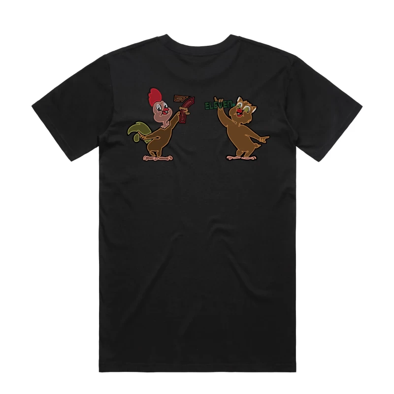 Always Open Throwback Rooster & Owl Tee