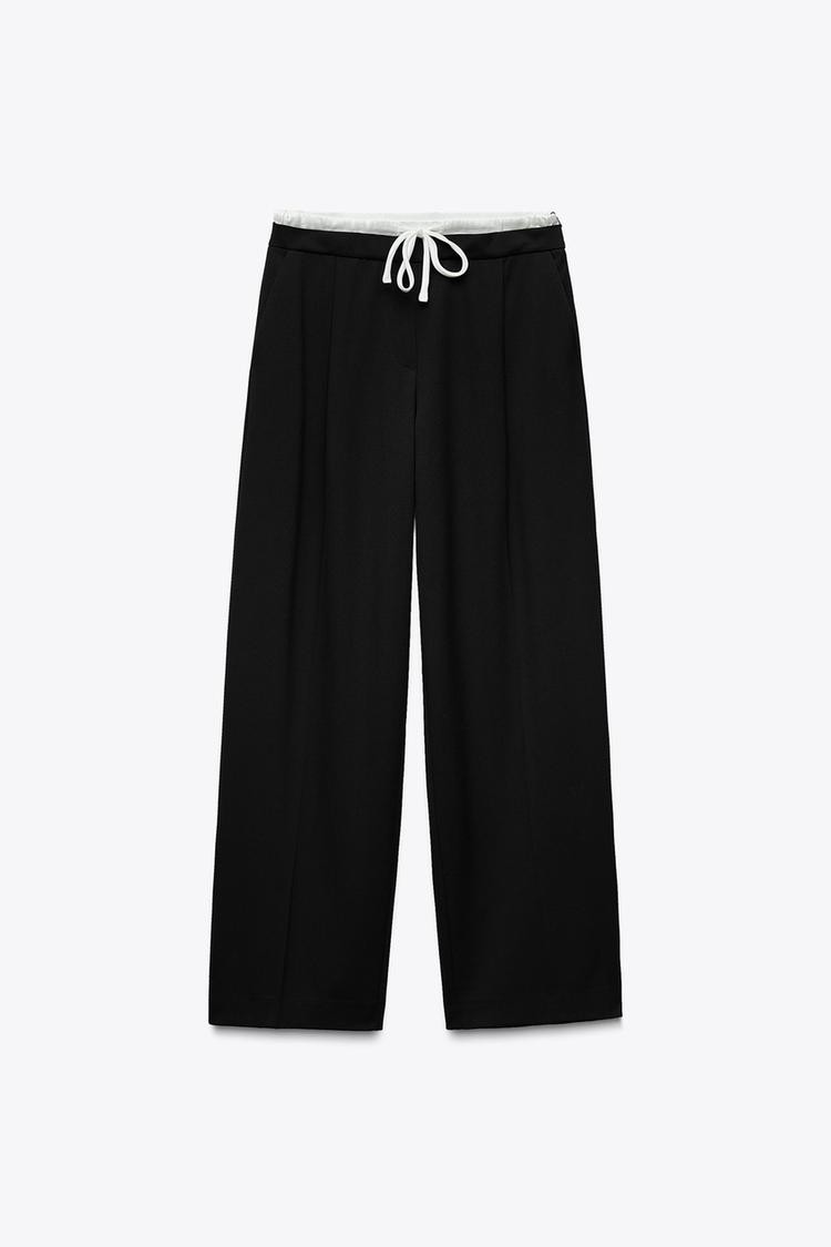 Tailored Wide-Leg Trousers