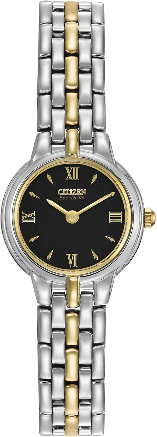 Citizen Eco-Drive Corso Quartz Womens Watch, Stainless Steel, Classic, Two-Tone (Model: EW9334-52E)