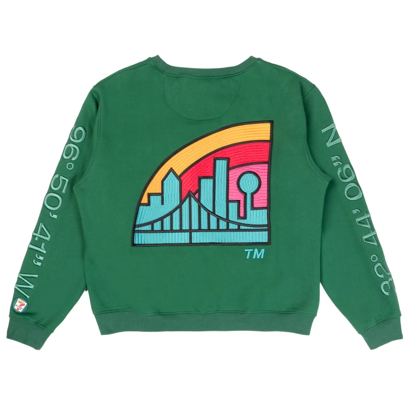 7-Eleven® x By Way Of Dallas Coordinates Fleece Crewneck