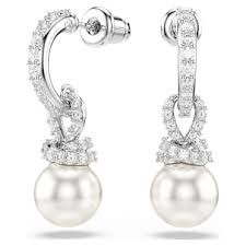 Swarovski Crystal Pearl Drop Earrings