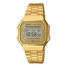 Casio A168WG-9VT Gold-Tone Digital Watch